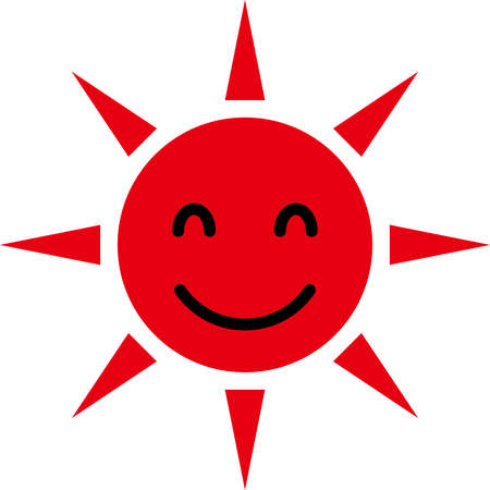 Illustration material of the sunのイラスト素材