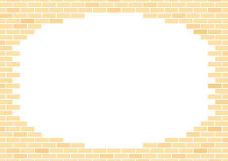 Vector illustration material of a brickのイラスト素材