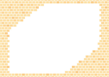 Vector illustration material of a brickのイラスト素材