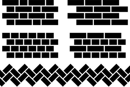 Vector illustration material of a brickのイラスト素材