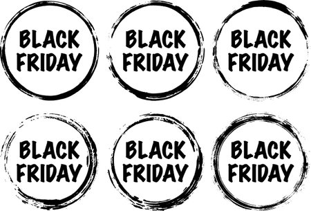 black friday vector illustration materialのイラスト素材