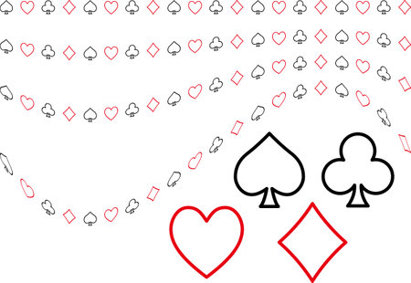 Illustration material of playing cardsのイラスト素材