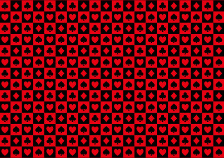 Playing card illustration background material
