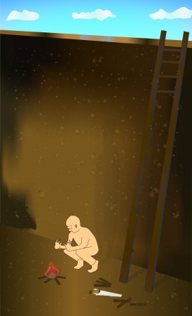 The wrong decisionのイラスト素材