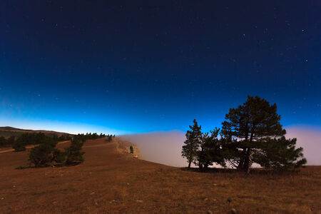 Majestic sunset in the mountains landscape, morningの写真素材