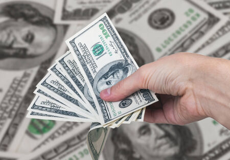 cash american dollars, 100 dollars banknote, bill