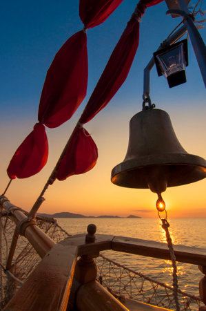 The Majestic sunset over the Black Seaの写真素材