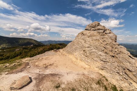 panorama view of the mountains and cliffs, Ukraine