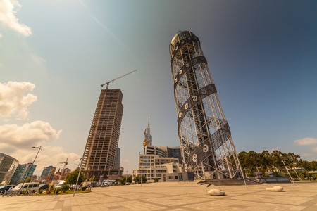 View of Batumi Boulevardの写真素材