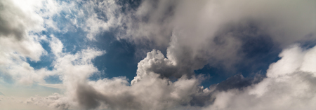 blue sky with cloud closeup.の写真素材