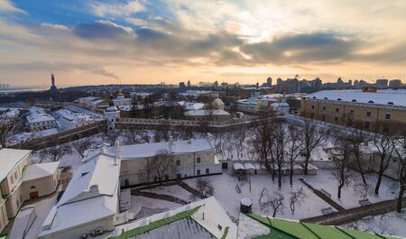 Kiev-Pechersk Lavra at winter.