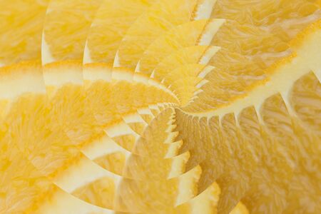 Healthy food, background. The Orange. Droste Effect.の写真素材