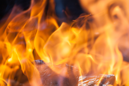 Fire flames