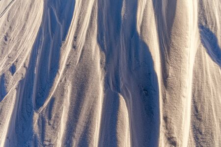 Snowy weather. It dropped a lot of snow. Background and texture  .の写真素材