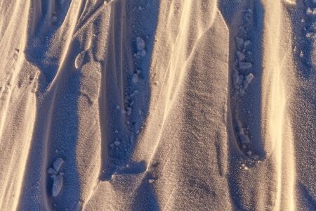 Snowy weather. It dropped a lot of snow. Background and texture  .