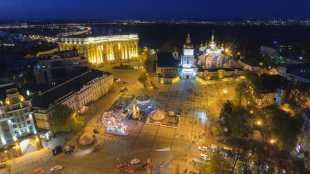 Ukraine. Kiev. St. Michaels Golden-Domed Monasteryの写真素材