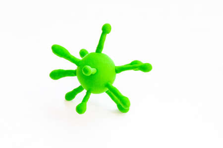 Model of a pathogenic infectious virus pathogen of various diseases in humans, animals and plants,...
