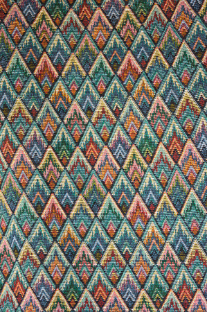 Pattern of fabric in Thailand is beautiful  It pattern of all old Thai people culture の写真素材