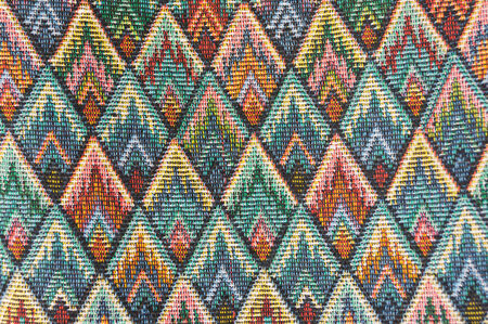 Pattern of fabric in Thailand is beautiful  It pattern of all old Thai people culture 