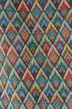 Pattern of fabric in Thailand is beautiful  It pattern of all old Thai people culture 
