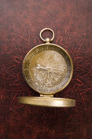 Golden compassの写真素材