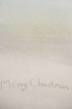 Text on sandの写真素材