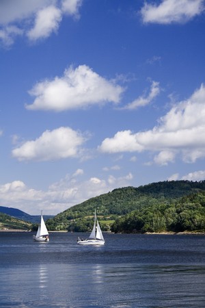 Beautiful lakeの写真素材