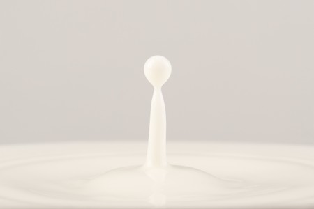 Milk splashの写真素材