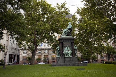 Beautiful streets of Budapestの写真素材