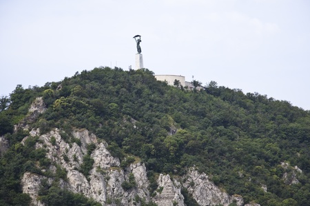 Gellert Hill i Budapestの写真素材