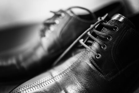 Closeup of Brand New Fashionable Male Classic