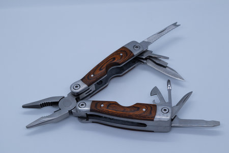 Multi tool black color with white background