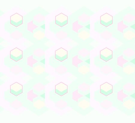 Modern stylish texture with colorful blocks. Simple graphic design.Vector seamless pattern