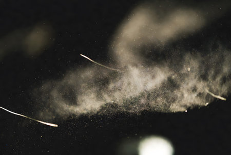 Dramatic Volumetric Light with Floating Dust