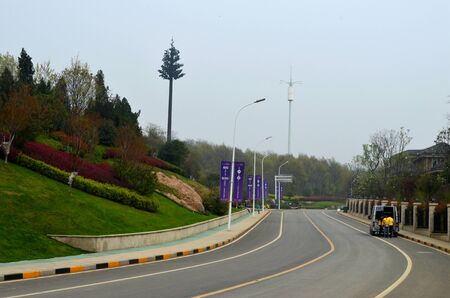 Winding roadのeditorial素材