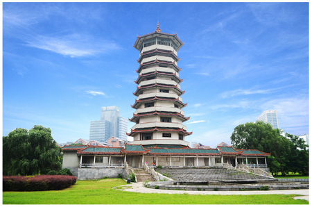 chinese towerのeditorial素材