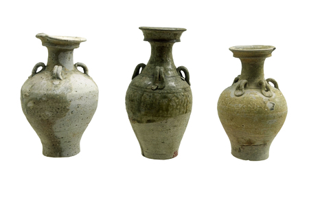 Period of the Northern Wei in three long-neck bottlesのeditorial素材