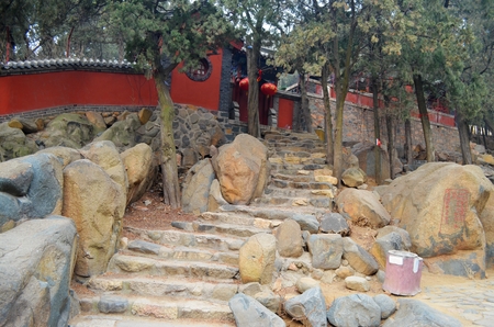 Shandong Taishan scenic areaのeditorial素材