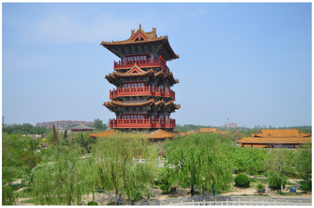 Kaifeng qingming Riverside Parkのeditorial素材