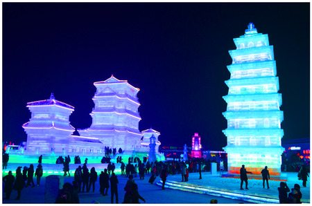 Harbin ice and snow worldのeditorial素材