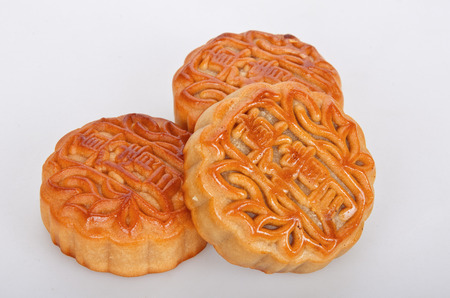 Mid-Autumn moon cakeのeditorial素材