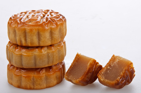 Mid-Autumn moon cakeのeditorial素材