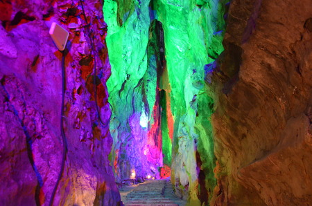Lagerstroemia cave, Chaohuの写真素材
