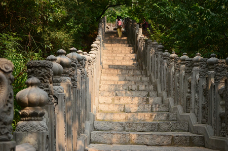 Henan, Jiaozuo, Yuntai Mountainの写真素材