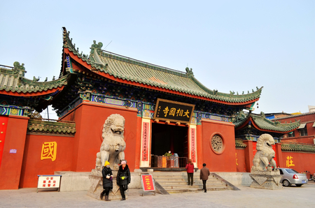 Kaifeng daxiangguo Templeのeditorial素材