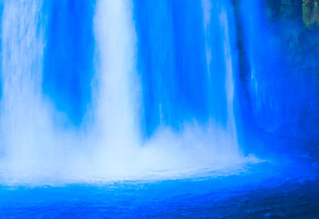 Bright Otodome-no-taki waterfall scenery, Japan