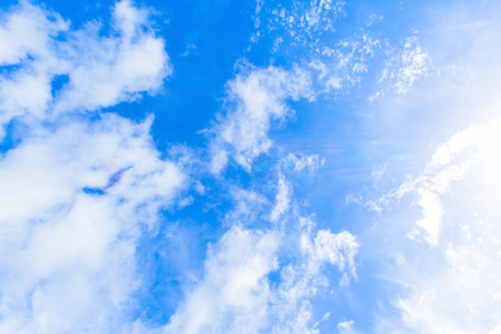 Blue sky with clouds, backgroundsの写真素材