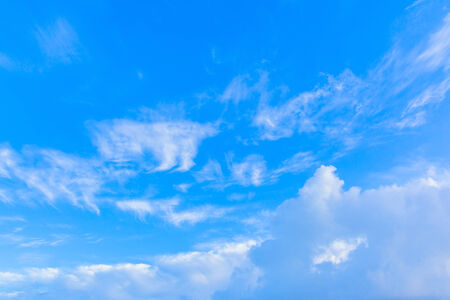 Blue sky with clouds, backgroundsの写真素材