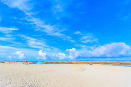 Tropical beach and blue sky of Okinawaの写真素材