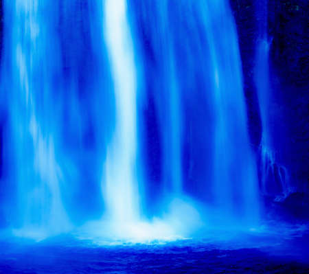 Bright Otodome-no-taki waterfall scenery, Japanの写真素材